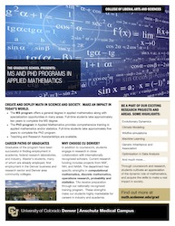 Applied Mathematics Recruitment Flyer