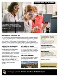 Chemistry Recruitment Flyer