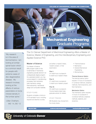 Mechanical Engineering Recruitment Flyer