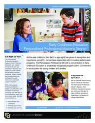 Personalized Professional Early Childhood Education Recruitment Flyer