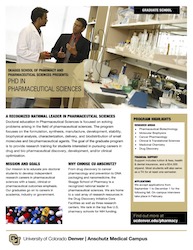 Pharmaceutical Sciences Recruitment Flyer