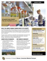 Pharmacology Recruitment Flyer