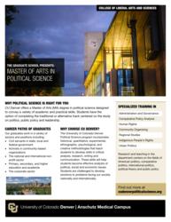 Political Science Recruitment Flyer
