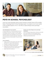 School Psychology Recruitment Flyer