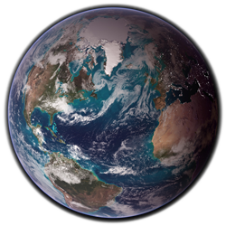 earth image home button