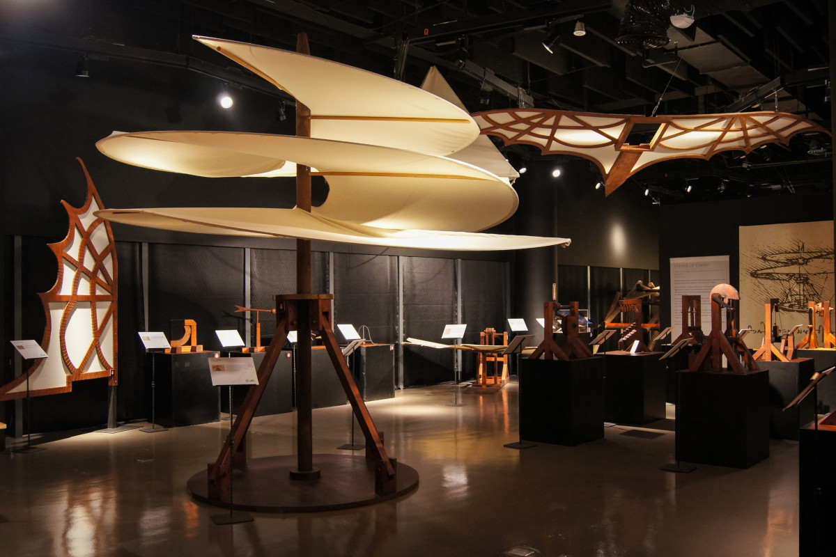 Leonardo da Vinci: 500 Years of Genius exhibit at the Denver Museum of Nature and Science.